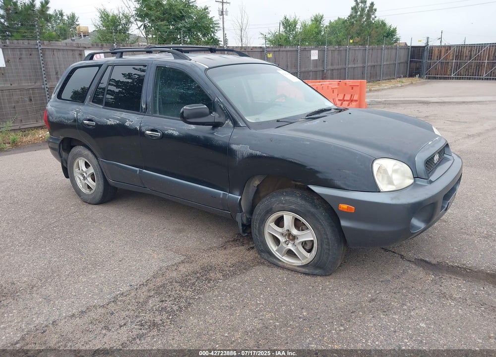 2002 HYUNDAI SANTA FE GLS/LX VIN: KM8SC13D62U149492