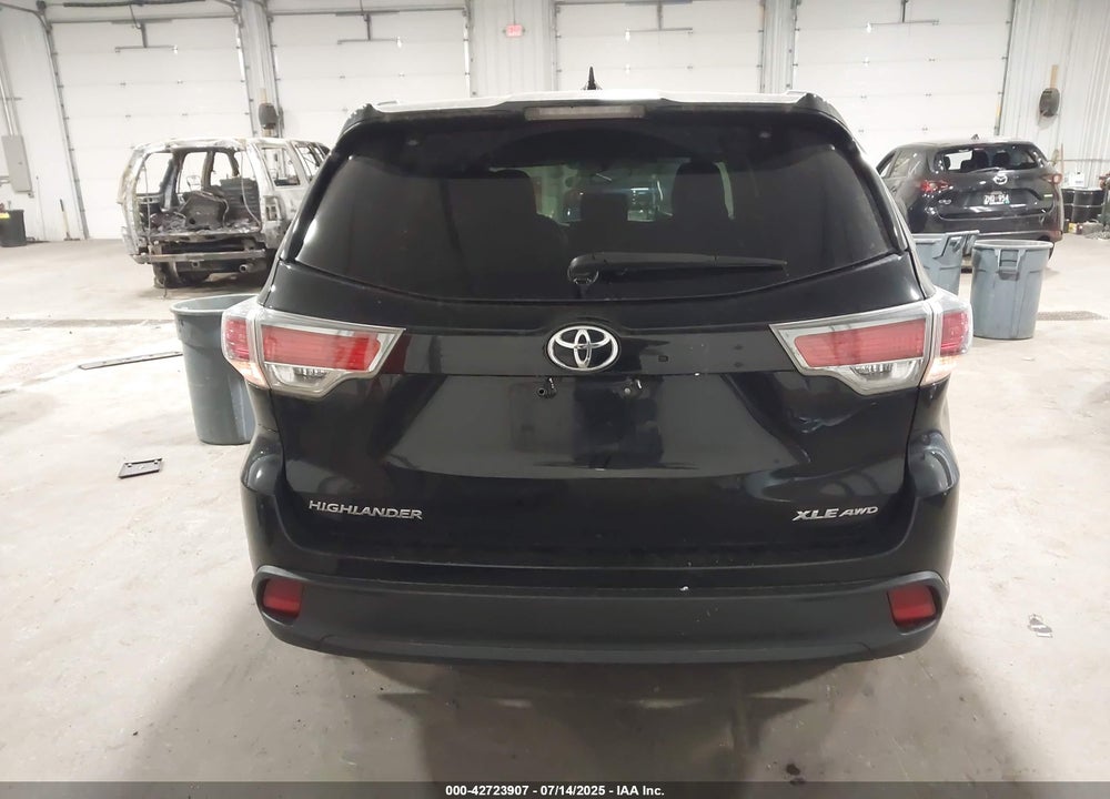 2016 TOYOTA HIGHLANDER VIN: 5TDJKRFHXGS235187