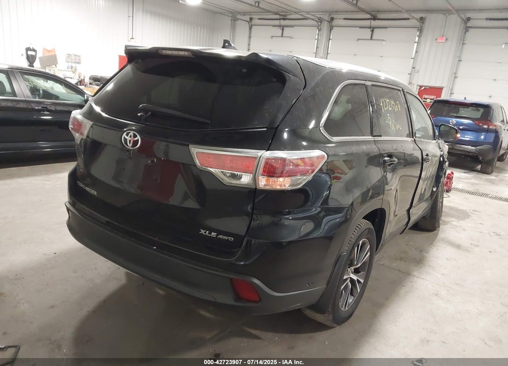 2016 TOYOTA HIGHLANDER VIN: 5TDJKRFHXGS235187