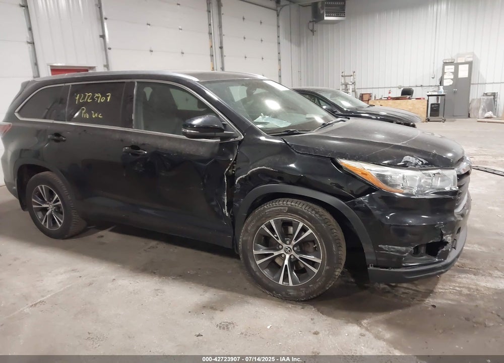 2016 TOYOTA HIGHLANDER VIN: 5TDJKRFHXGS235187