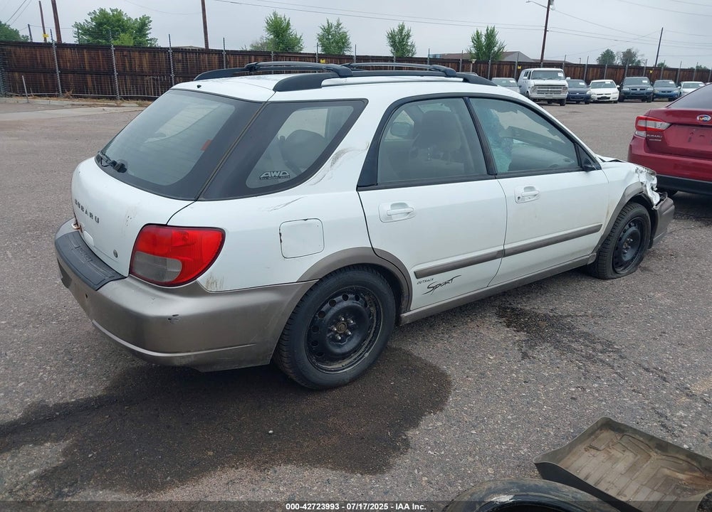 2003 SUBARU IMPREZA OUTBACK SPORT VIN: JF1GG68583G810197