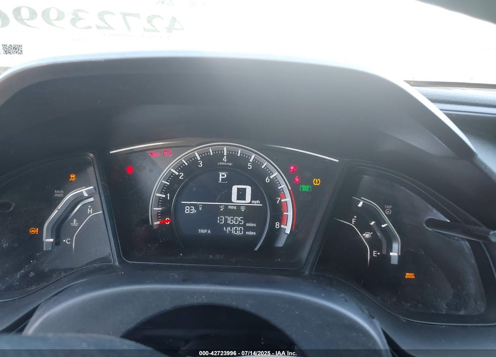 2016 HONDA CIVIC VIN: 19XFC2F57GE092922
