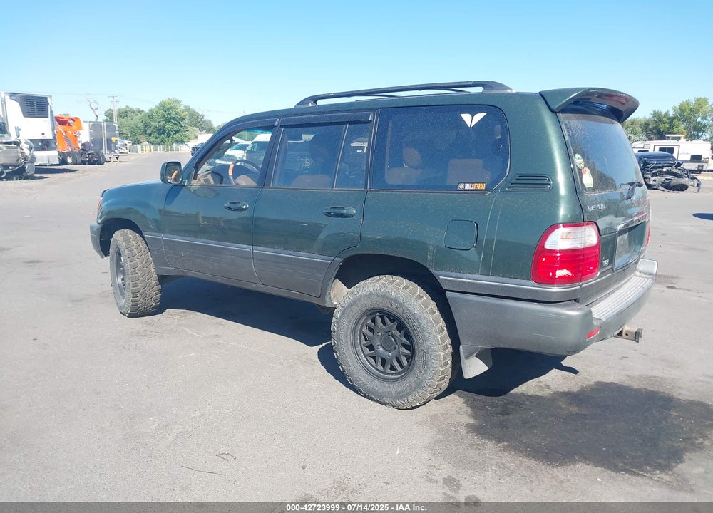 2000 LEXUS LX 470 VIN: JT6HT00W1Y0099509