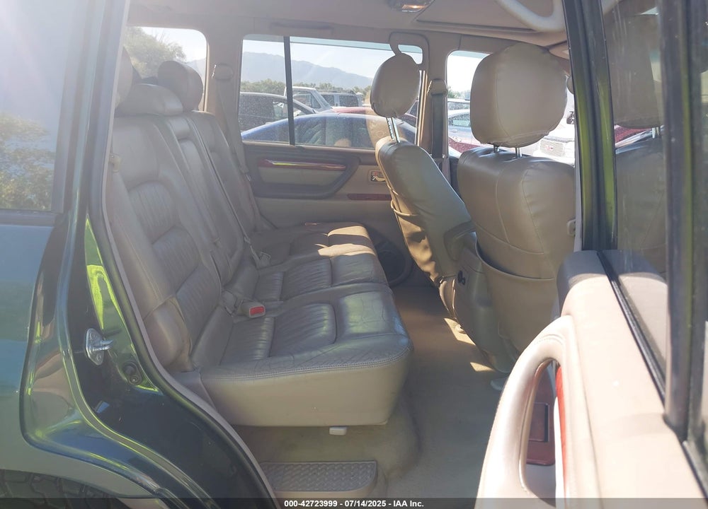 2000 LEXUS LX 470 VIN: JT6HT00W1Y0099509