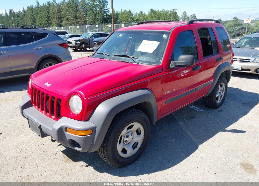 2004 JEEP LIBERTY SPORT VIN: 1J4GL48K54W129576