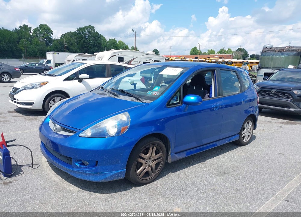 2007 HONDA FIT VIN: JHMGD38677S016836