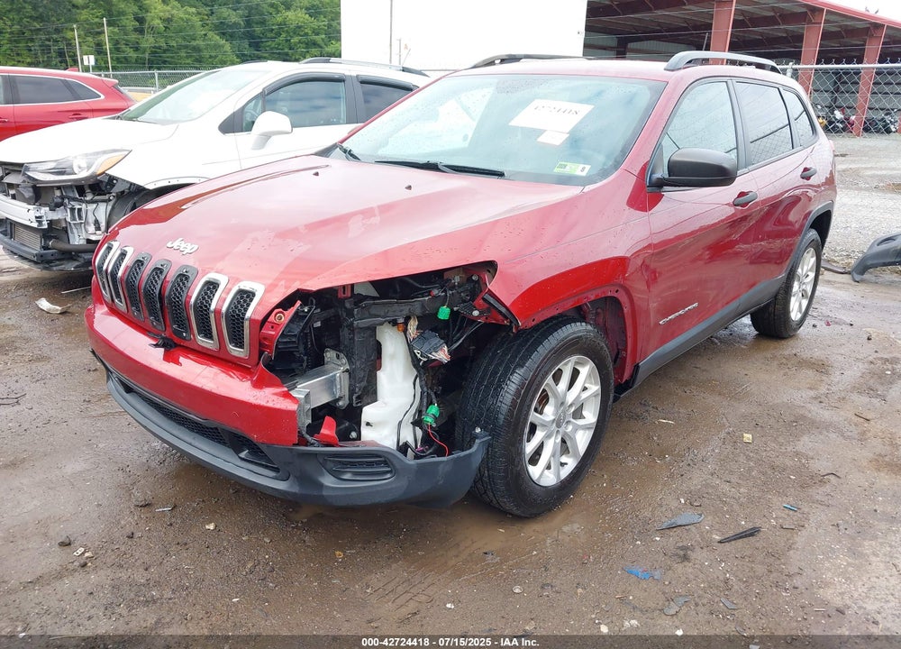 2016 JEEP CHEROKEE VIN: 1C4PJLAB8GW207563