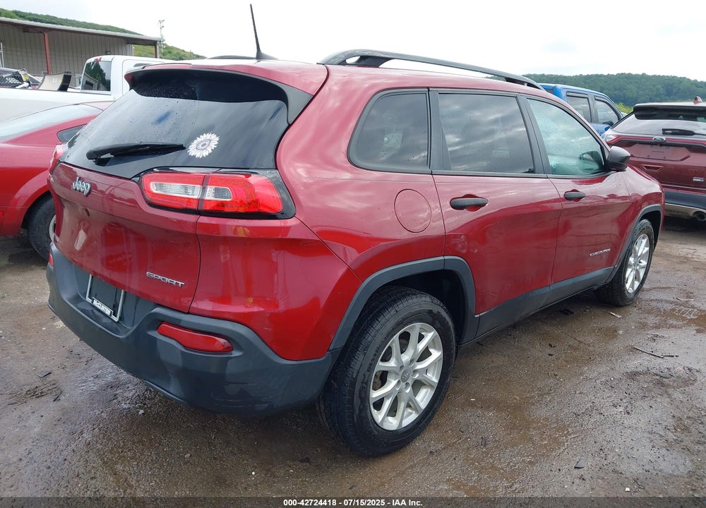 2016 JEEP CHEROKEE VIN: 1C4PJLAB8GW207563