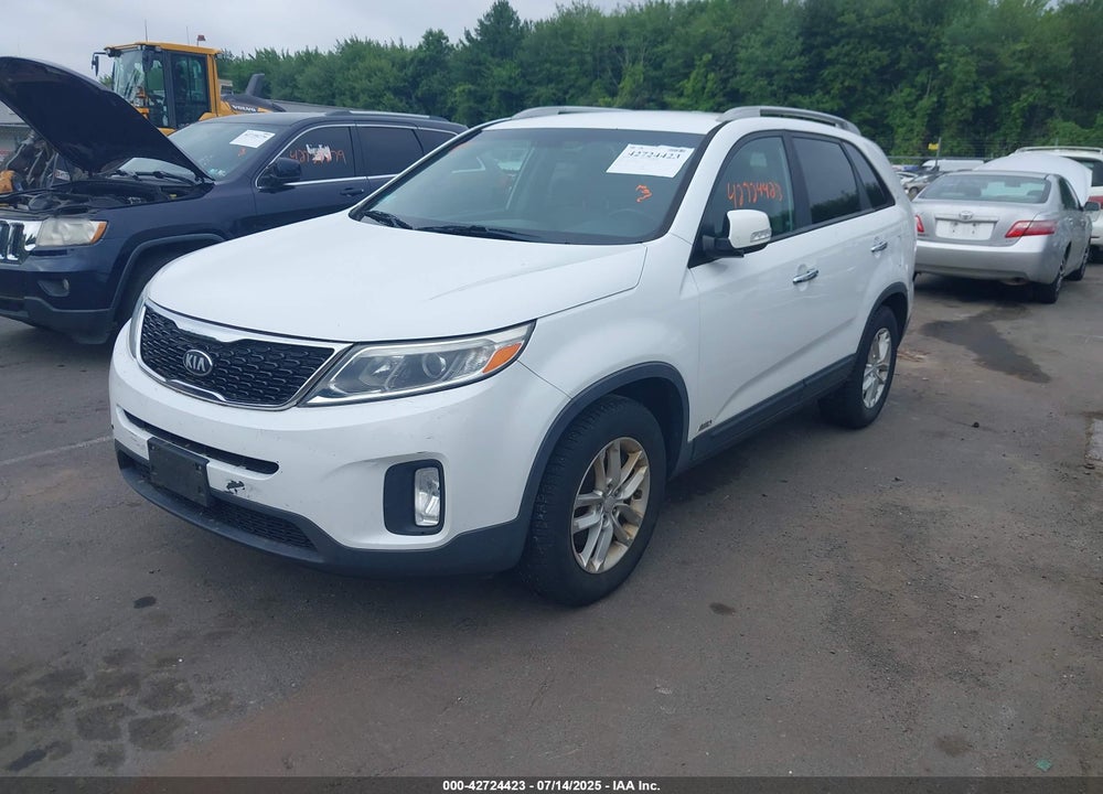2015 KIA SORENTO LX VIN: 5XYKTCA6XFG616358