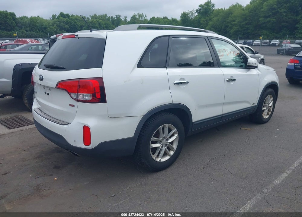 2015 KIA SORENTO LX VIN: 5XYKTCA6XFG616358