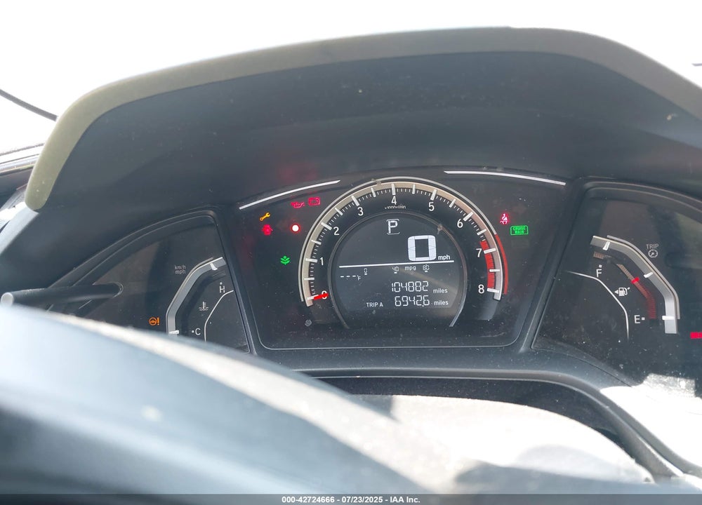 2017 HONDA CIVIC VIN: 2HGFC2F58HH517829