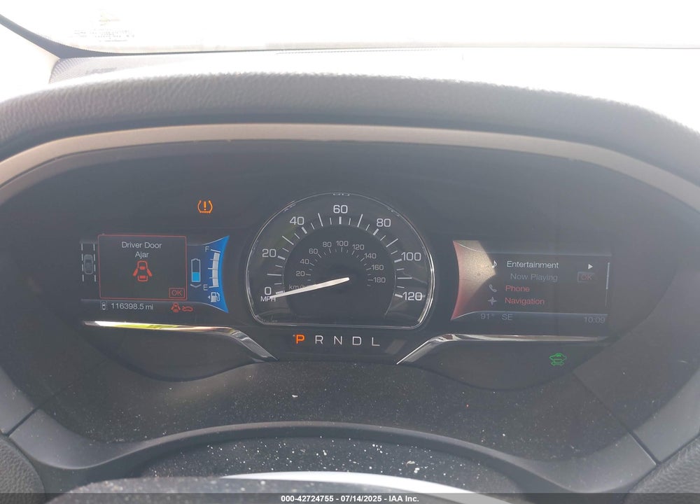2014 LINCOLN MKZ VIN: 3LN6L2LU7ER812474
