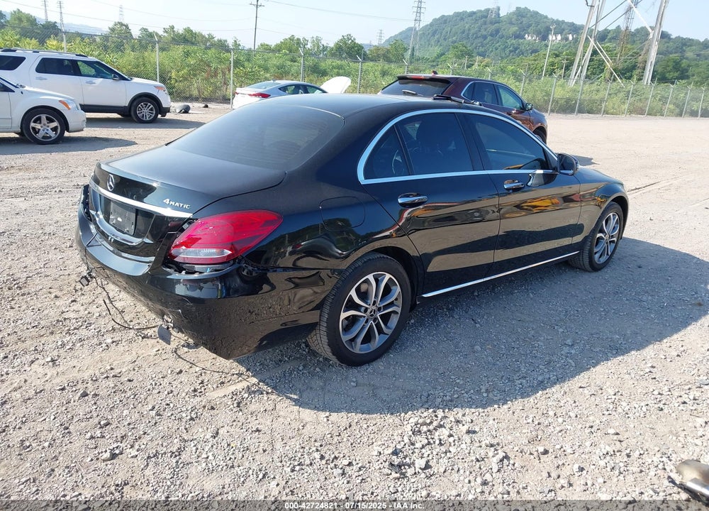 2018 MERCEDES-BENZ C CLASS VIN: WDDWF4KBXJR311890