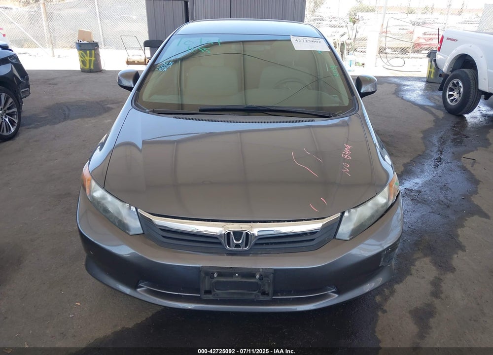 2012 HONDA CIVIC VIN: 19XFB2F56CE353891