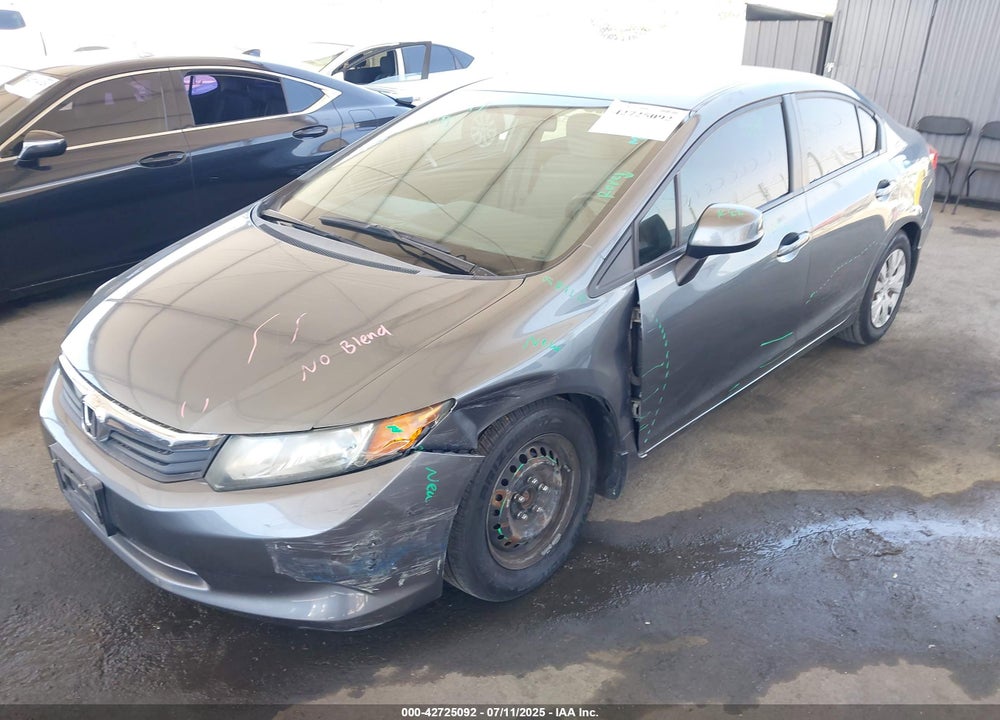 2012 HONDA CIVIC VIN: 19XFB2F56CE353891