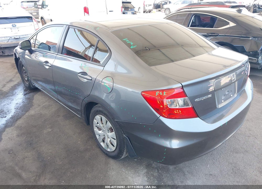 2012 HONDA CIVIC VIN: 19XFB2F56CE353891