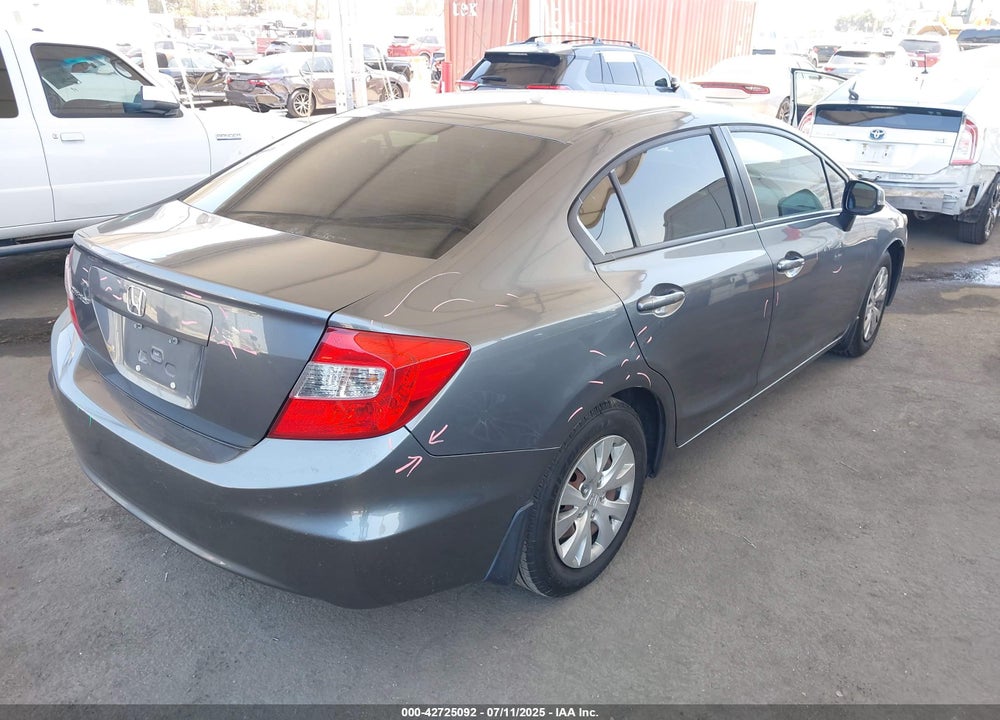 2012 HONDA CIVIC VIN: 19XFB2F56CE353891