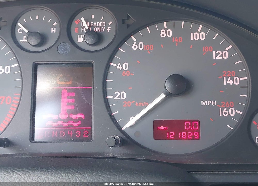 2001 AUDI S4 VIN: WAURD68D31A117425
