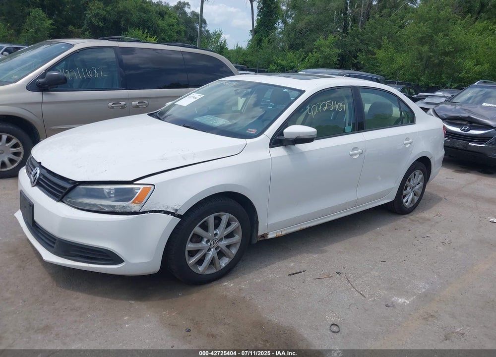 2011 VOLKSWAGEN JETTA VIN: 3VWDX7AJXBM348012
