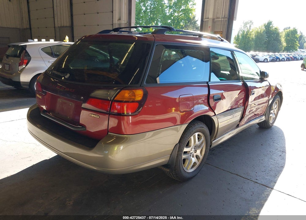 2003 SUBARU OUTBACK VIN: 4S3BH675X37632991