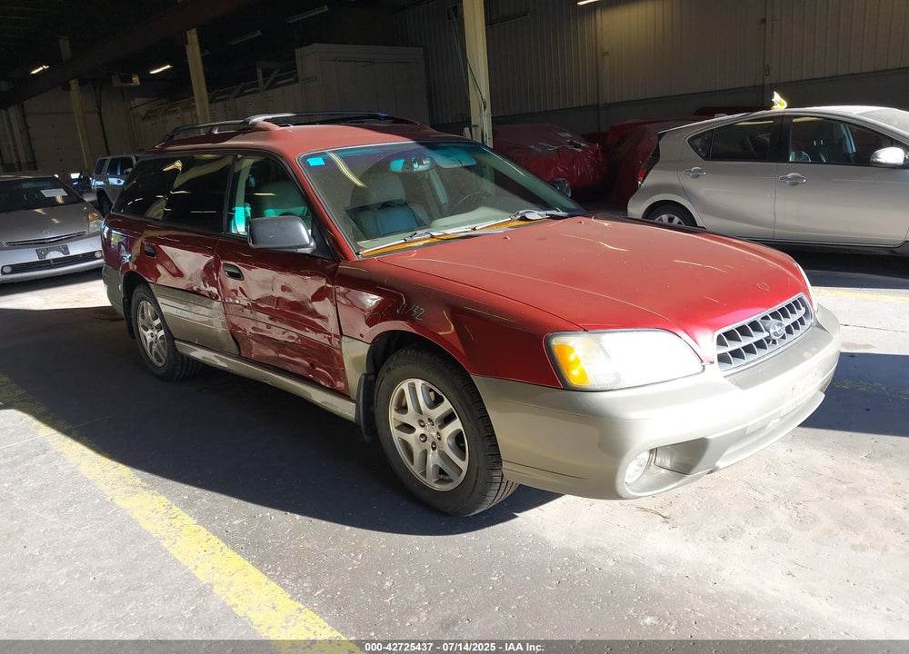 2003 SUBARU OUTBACK VIN: 4S3BH675X37632991