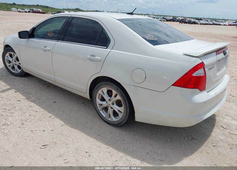 2012 FORD FUSION SE VIN: 3FAHP0HA3CR302498