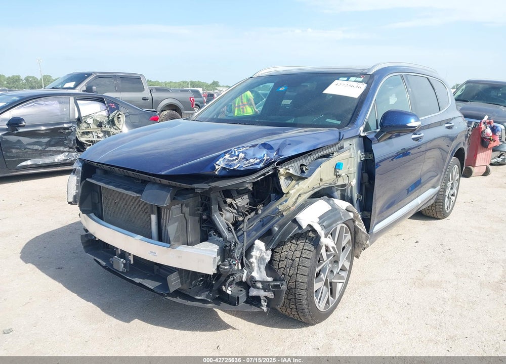 2022 HYUNDAI SANTA FE VIN: 5NMS54AL3NH480780