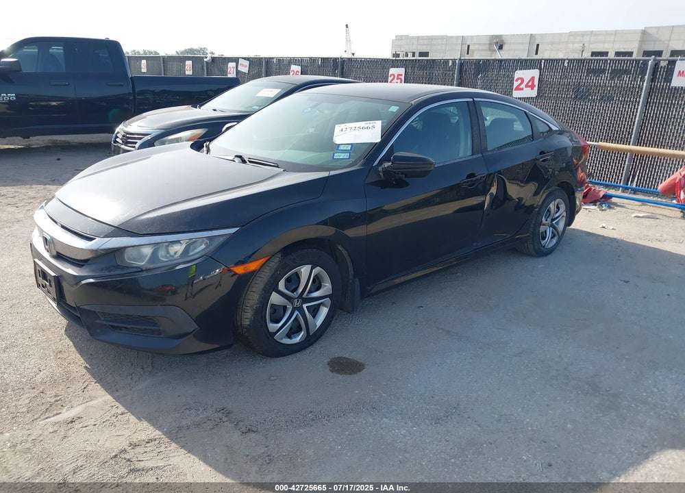 2016 HONDA CIVIC VIN: 19XFC2F51GE050925