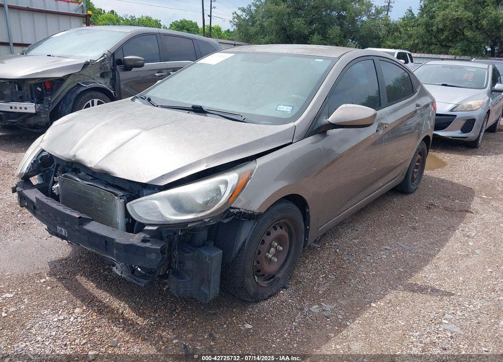 2013 HYUNDAI ACCENT VIN: KMHCT4AE3DU502257