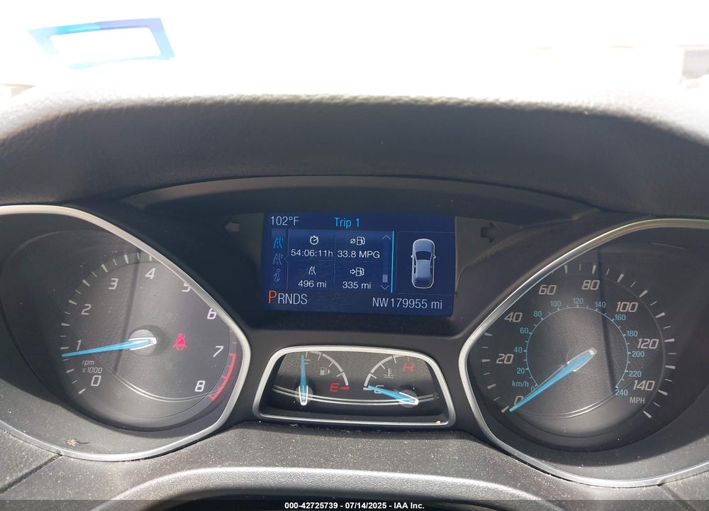 2014 FORD FOCUS VIN: 1FADP3K20EL422407