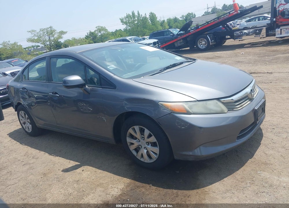 2012 HONDA CIVIC LX VIN: 2HGFB2F52CH321204