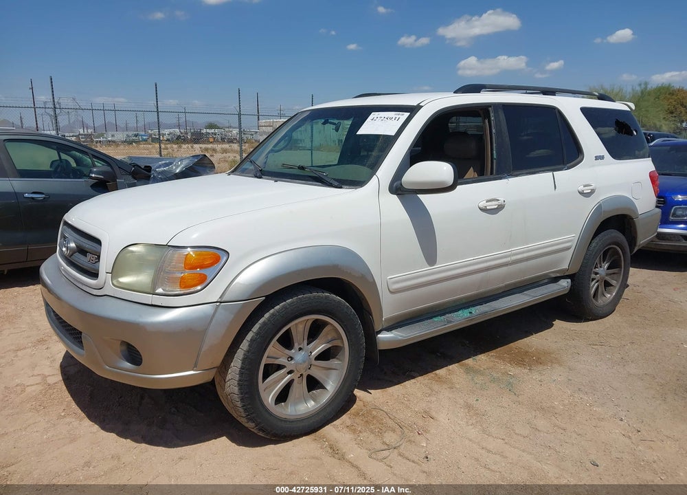 2002 TOYOTA SEQUOIA SR5 V8 VIN: 5TDZT34A82S062930