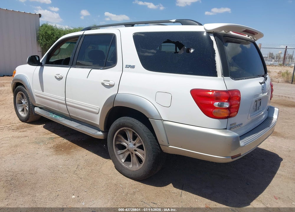 2002 TOYOTA SEQUOIA SR5 V8 VIN: 5TDZT34A82S062930