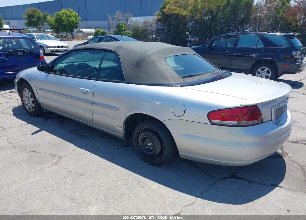 2004 CHRYSLER SEBRING GTC VIN: 1C3EL75R64N329733