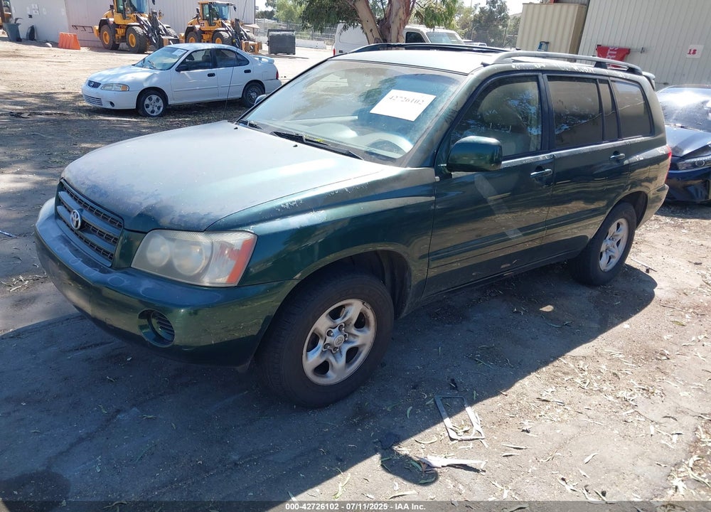 2001 TOYOTA HIGHLANDER VIN: JTEGD21A810007250