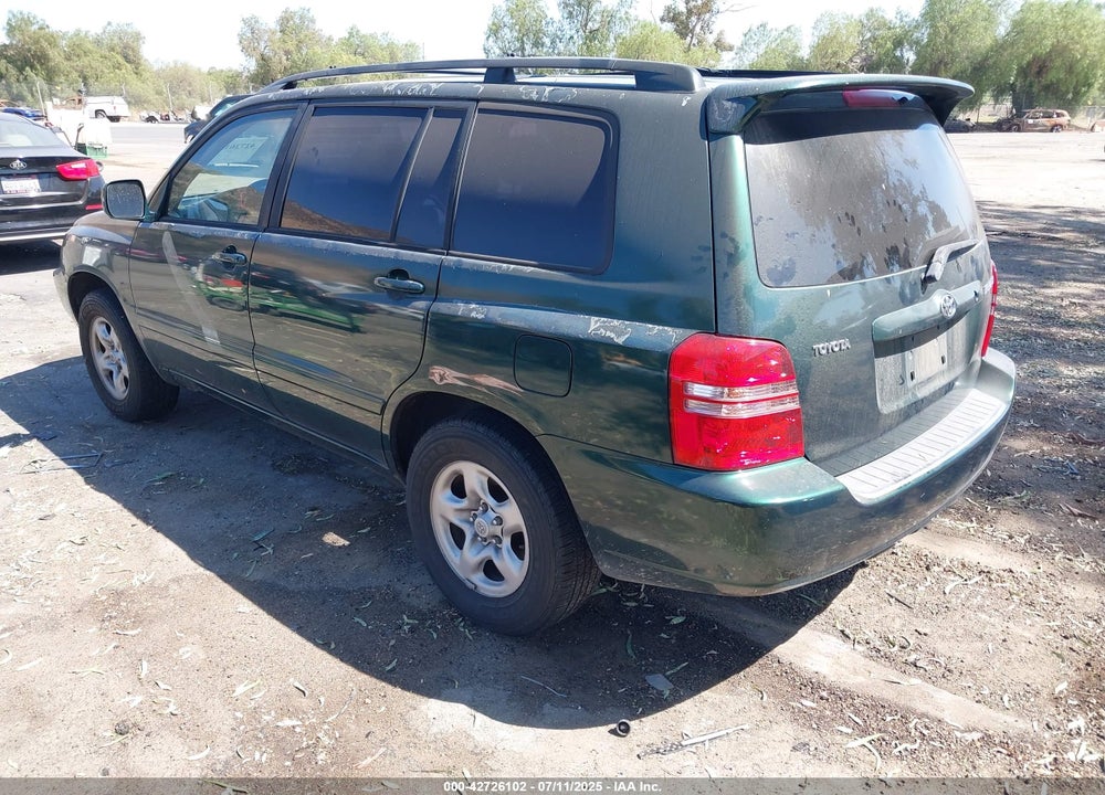 2001 TOYOTA HIGHLANDER VIN: JTEGD21A810007250