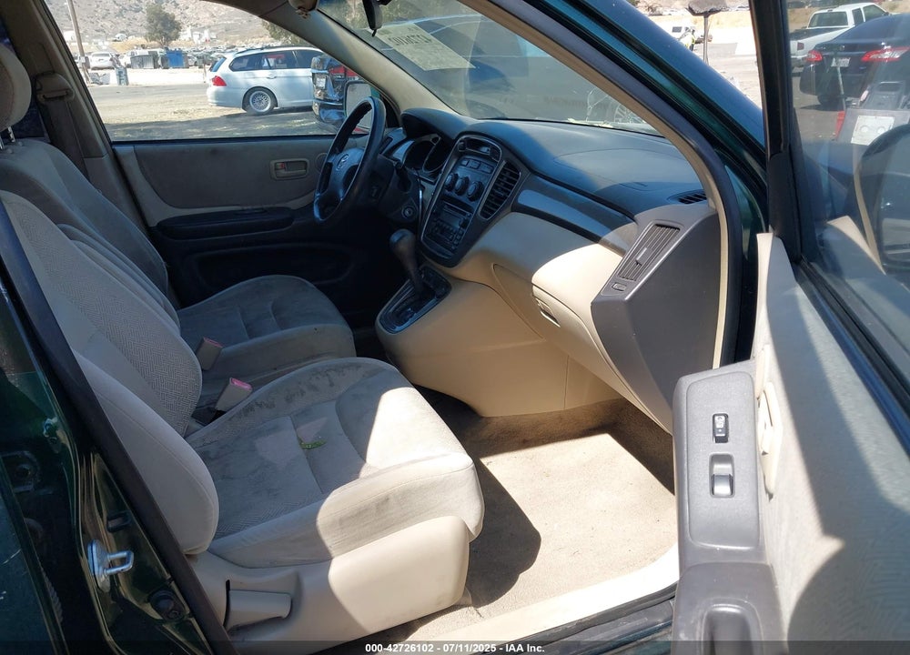 2001 TOYOTA HIGHLANDER VIN: JTEGD21A810007250