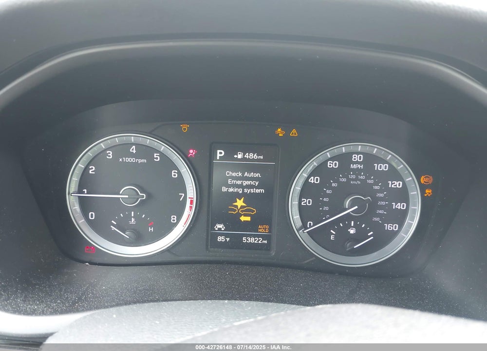 2019 HYUNDAI SONATA VIN: 5NPE34AF3KH811417
