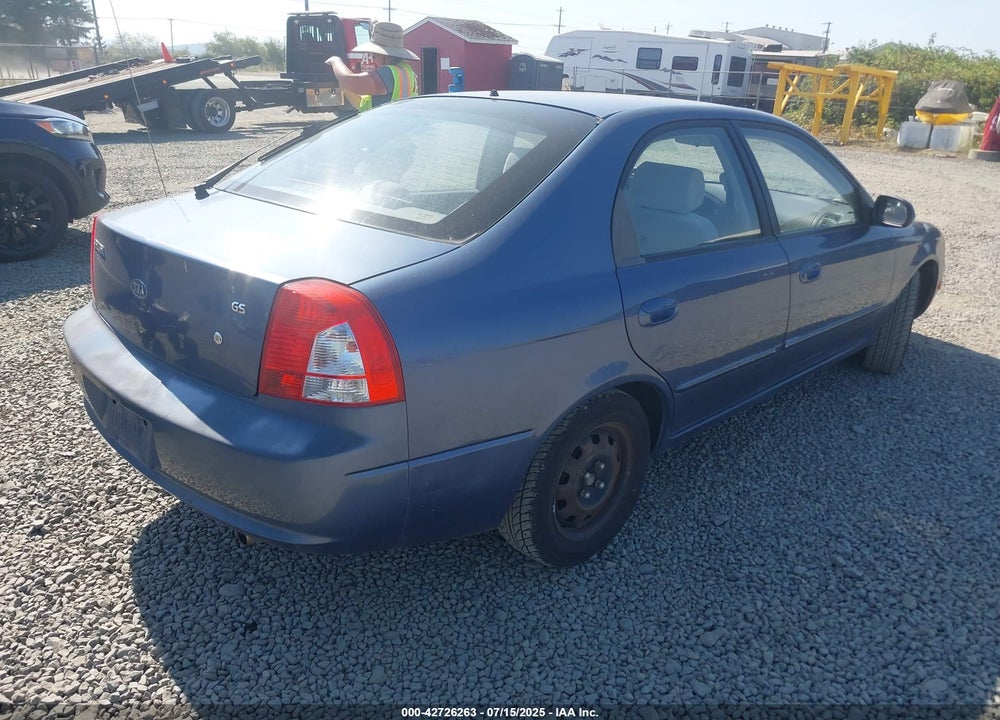 2002 KIA SPECTRA GS/GSX VIN: KNAFB161025084382