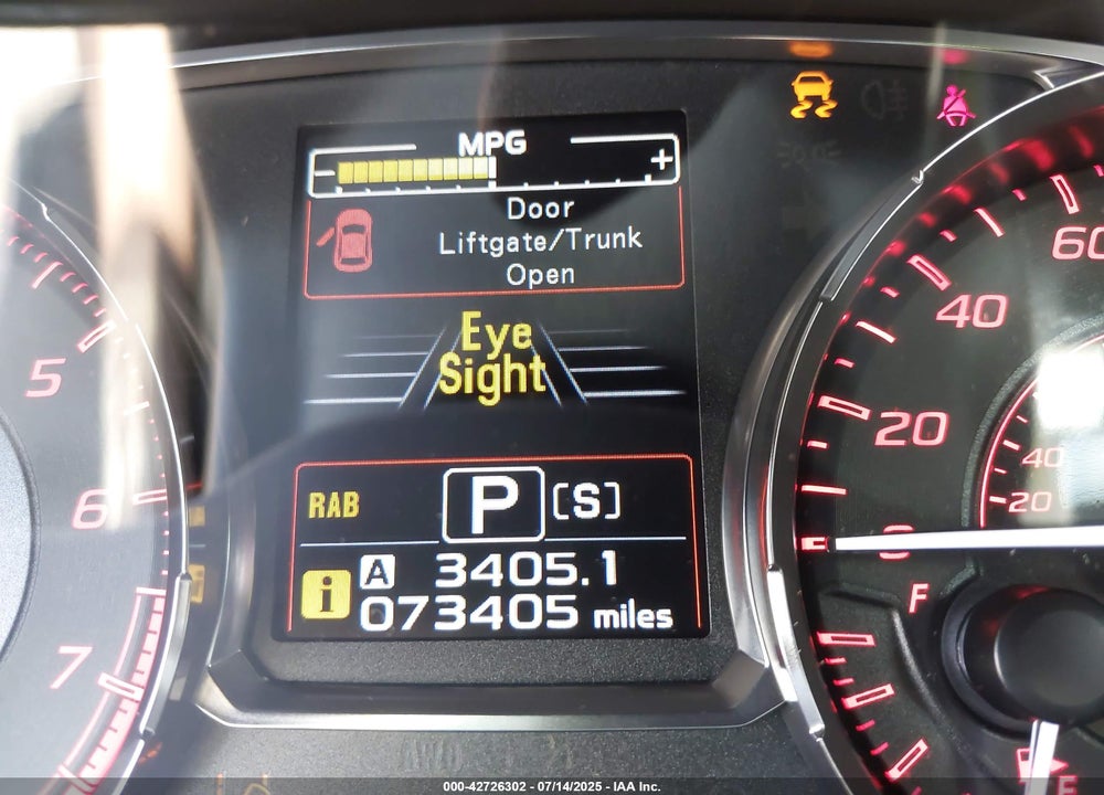 2017 SUBARU WRX VIN: JF1VA1N69H8814771