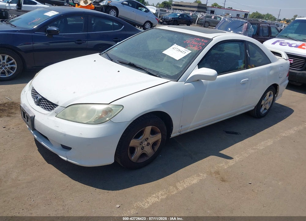 2004 HONDA CIVIC EX VIN: 1HGEM229X4L020473