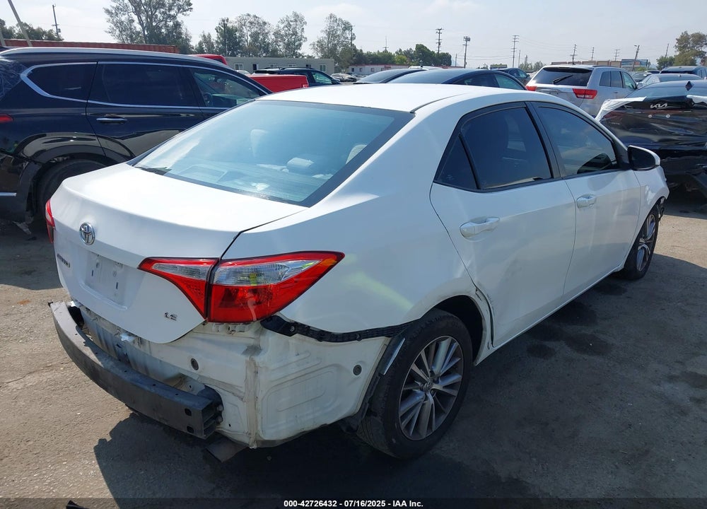 2015 TOYOTA COROLLA VIN: 5YFBURHE3FP273949