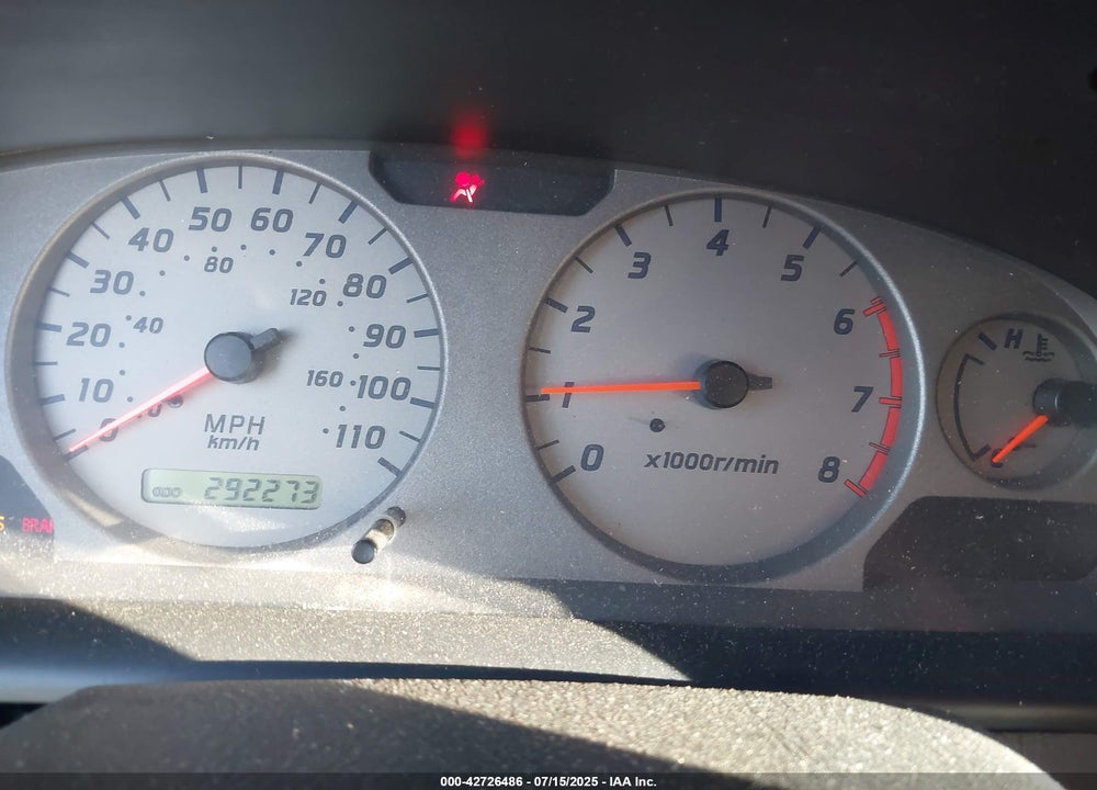 2001 NISSAN FRONTIER SE-V6 VIN: 1N6ED27Y51C399695