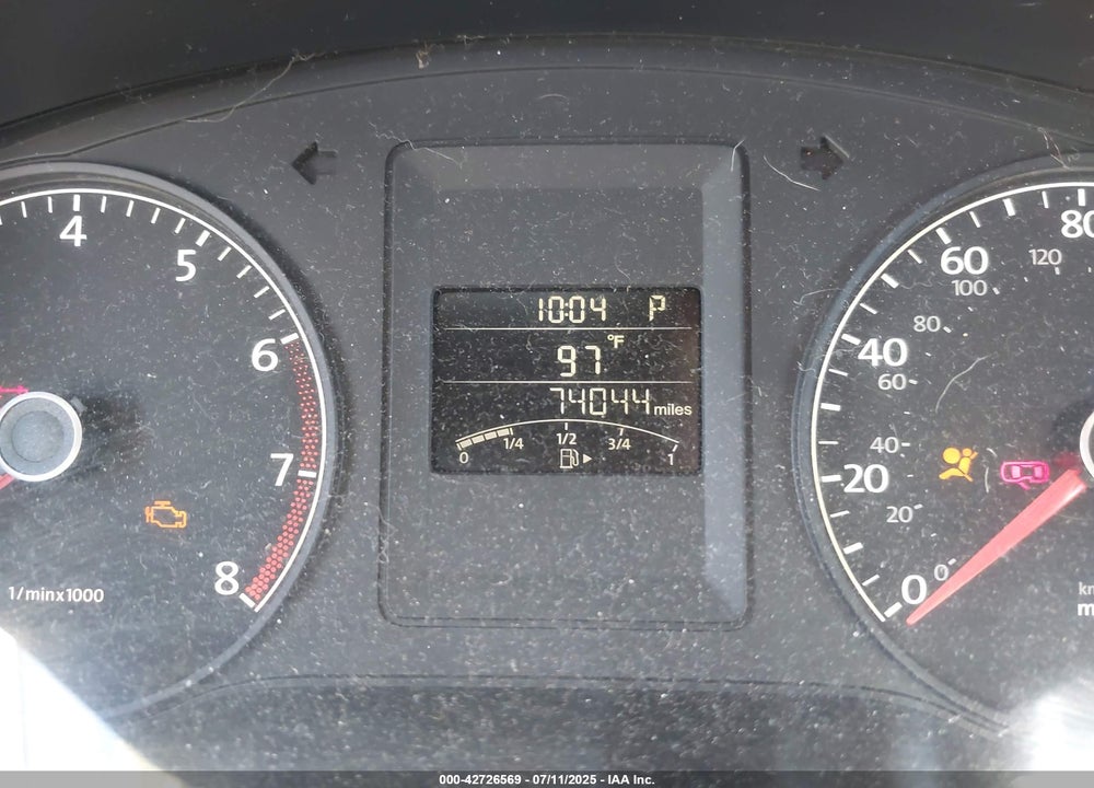 2011 VOLKSWAGEN JETTA VIN: 3VWDZ7AJ2BM340240