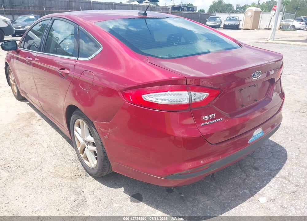 2016 FORD FUSION SE VIN: 3FA6P0H70GR244741