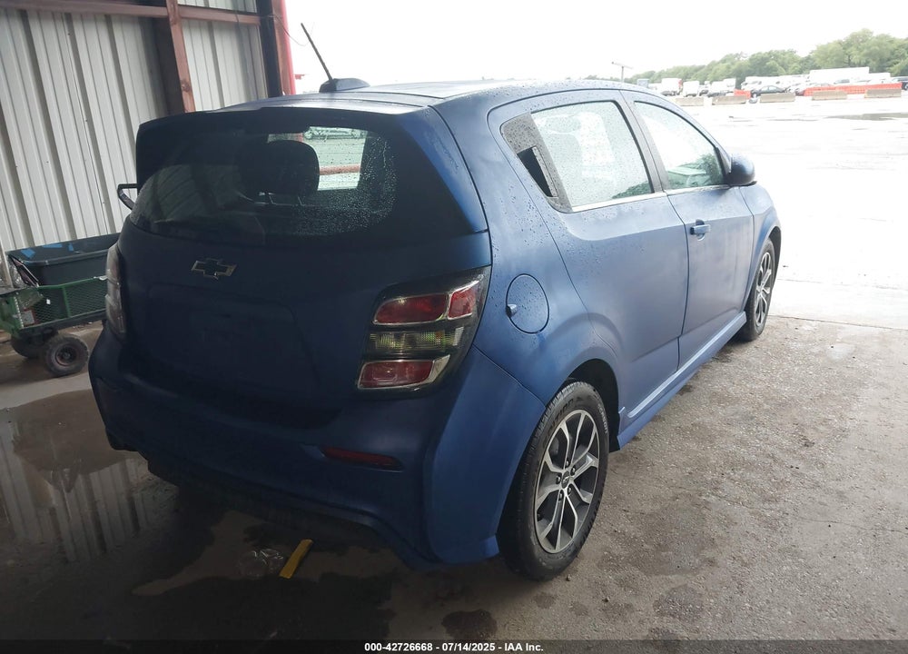 2019 CHEVROLET SONIC VIN: 1G1JD6SB0K4145196