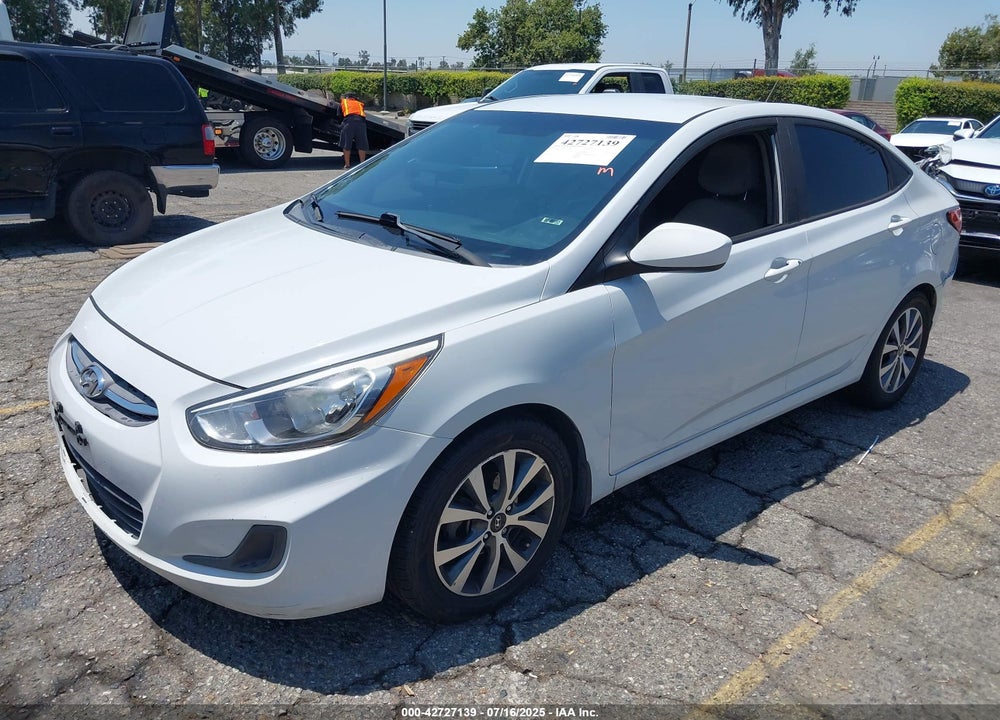 2017 HYUNDAI ACCENT VIN: KMHCT4AE7HU363286