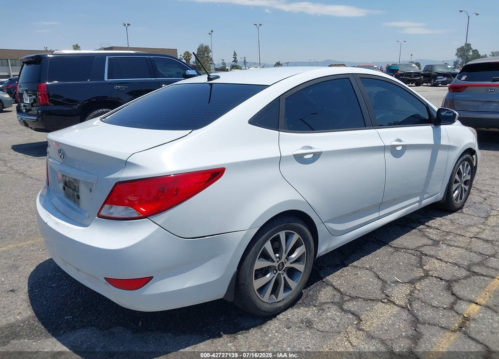 2017 HYUNDAI ACCENT VIN: KMHCT4AE7HU363286