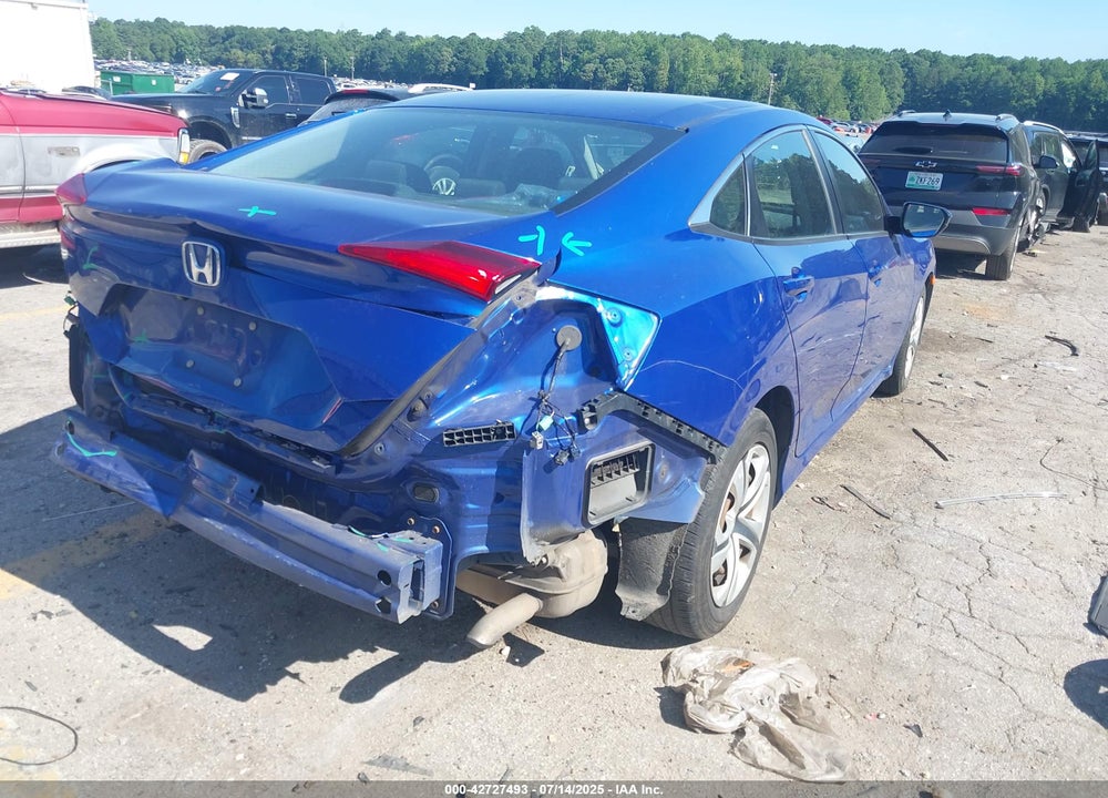 2016 HONDA CIVIC VIN: 19XFC2F51GE227179