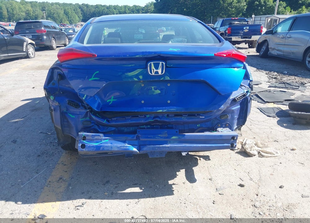 2016 HONDA CIVIC VIN: 19XFC2F51GE227179